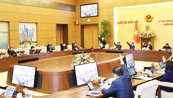 Ủy ban Thường vụ Quốc hội biểu quyết thông qua việc chuyển đổi phương thức đầu tư. - Sputnik Việt Nam