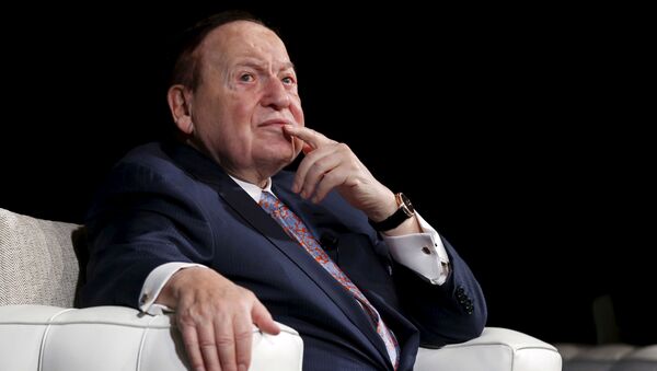 Tỷ phú Sheldon Adelson - người sáng lập Las Vegas Sands. - Sputnik Việt Nam