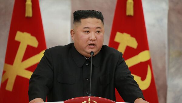 Nhà lãnh đạo CHDCND Triều Tiên Kim Jong-un - Sputnik Việt Nam