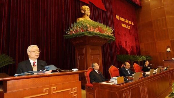 Tổng Bí thư, Chủ tịch nước Nguyễn Phú Trọng phát biểu khai mạc Hội nghị - Sputnik Việt Nam