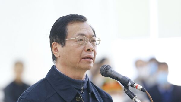 Bị cáo Vũ Huy Hoàng cựu Bộ trưởng Bộ Công Thương - Sputnik Việt Nam