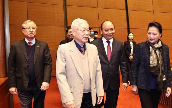 Hội nghị toàn quốc triển khai công tác bầu cử ĐBQH khóa XV và HĐND các cấp nhiệm kỳ 2021 - 2026 - Sputnik Việt Nam