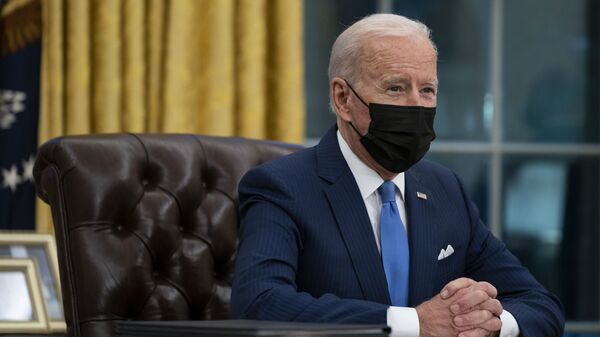 Tổng thống Hoa Kỳ Joe Biden tại Nhà Trắng. - Sputnik Việt Nam