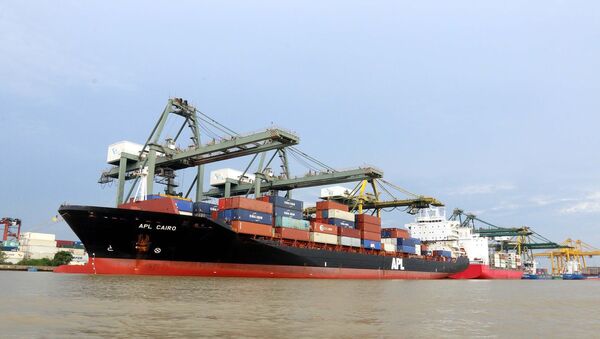 Bốc dỡ hàng hóa tại cảng Cát Lái, TP Hồ Chí Minh. - Sputnik Việt Nam
