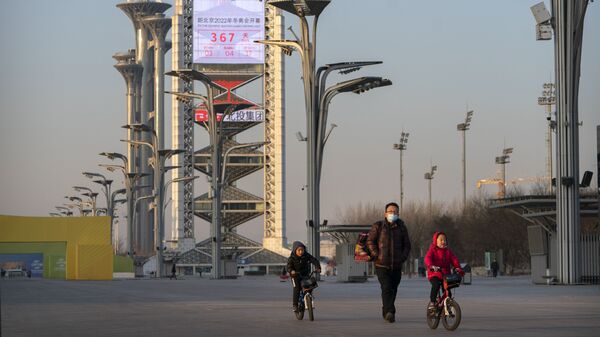 Đếm ngược thời gian đến khi bắt đầu Thế vận hội 2022 tại Bắc Kinh. - Sputnik Việt Nam