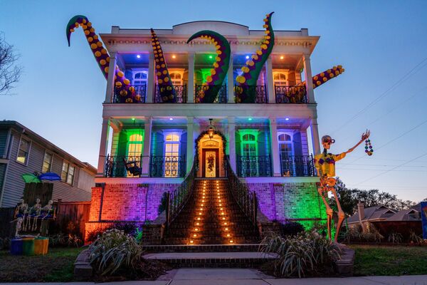 Ngôi nhà được trang trí vinh danh Mardi Gras ở New Orleans, Mỹ - Sputnik Việt Nam