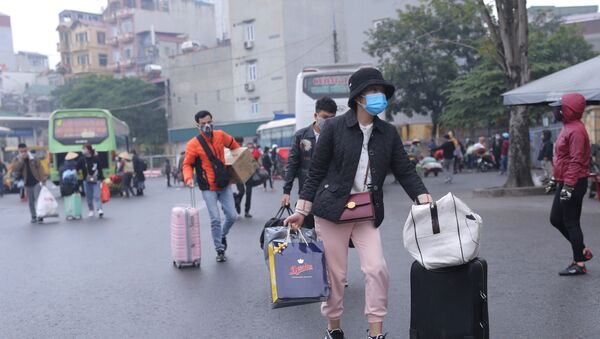 Người dân trở về Hà Nội sau kỳ nghỉ Tết Tân Sửu - Sputnik Việt Nam