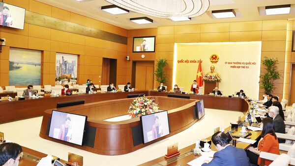 Chủ tịch Quốc hội Nguyễn Thị Kim Ngân chủ trì và phát biểu khai mạc - Sputnik Việt Nam
