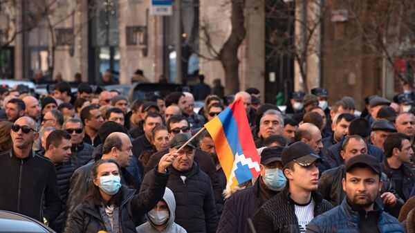 Cuộc biểu tình của phe đối lập ở Yerevan, Armenia  - Sputnik Việt Nam