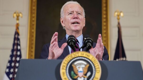 Tổng thống Hoa Kỳ Joe Biden tại Nhà Trắng, Washington. - Sputnik Việt Nam