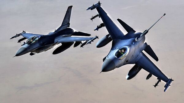 Chiến đấu cơ F-16 của Không lực Hoa Kỳ  - Sputnik Việt Nam