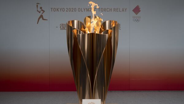 Ngọn lửa Olympic ở thành phố Fukushima, Nhật Bản. - Sputnik Việt Nam