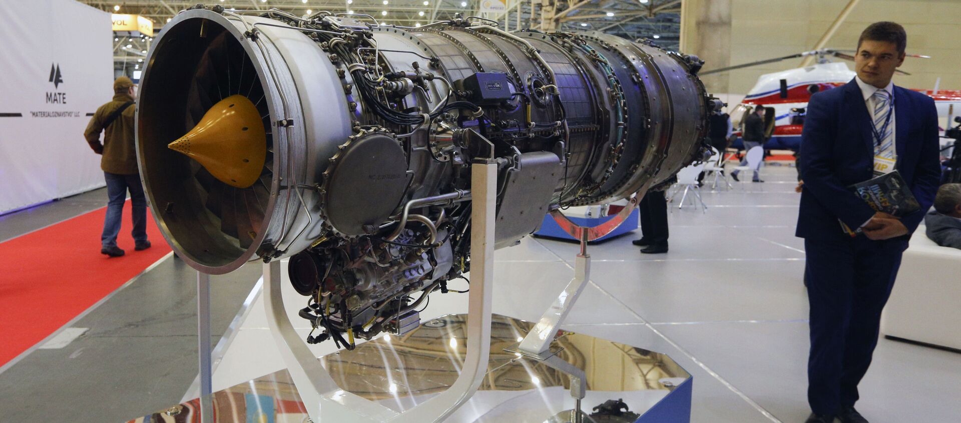 Động cơ máy bay do Motor Sich phát triển, được giới thiệu tại triển lãm ở Kiev, Ukraina. - Sputnik Việt Nam, 1920, 26.03.2021