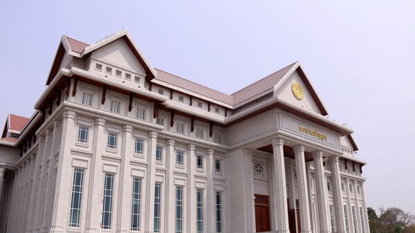 Quang cảnh Nhà Quốc hội mới của Lào nhìn từ bên ngoài - Sputnik Việt Nam