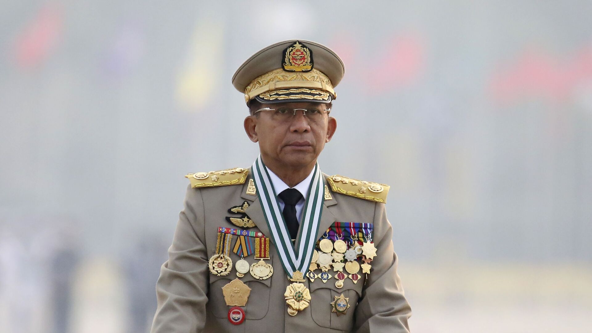 Tổng Tư lệnh Các lực lượng Vũ trang Myanmar, Thượng tướng Min Aung Hlaing. - Sputnik Việt Nam, 1920, 27.03.2021