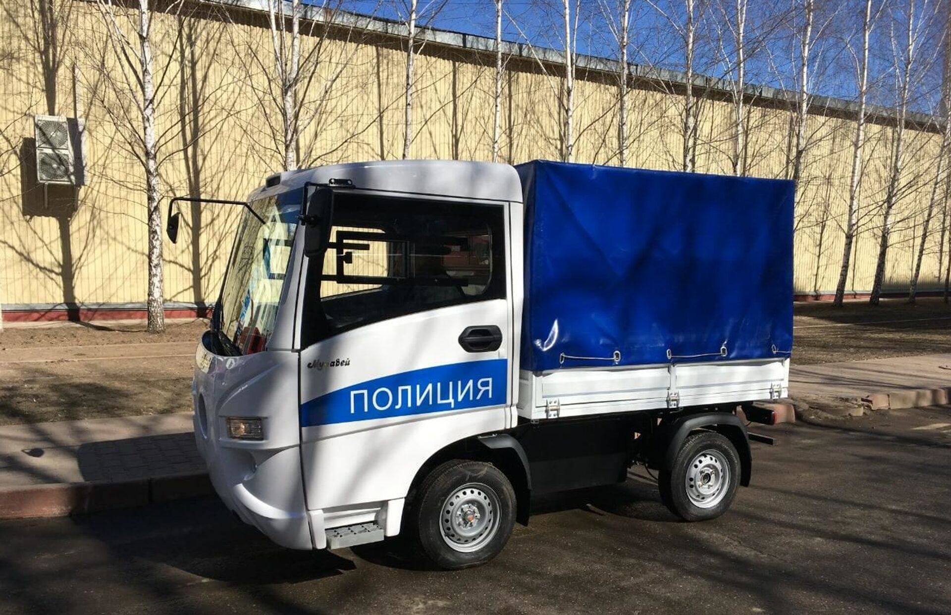Ở Nga bắt đầu sản xuất xe điện «Muravei» dành cho cảnh sát - Sputnik Việt Nam, 1920, 29.03.2021