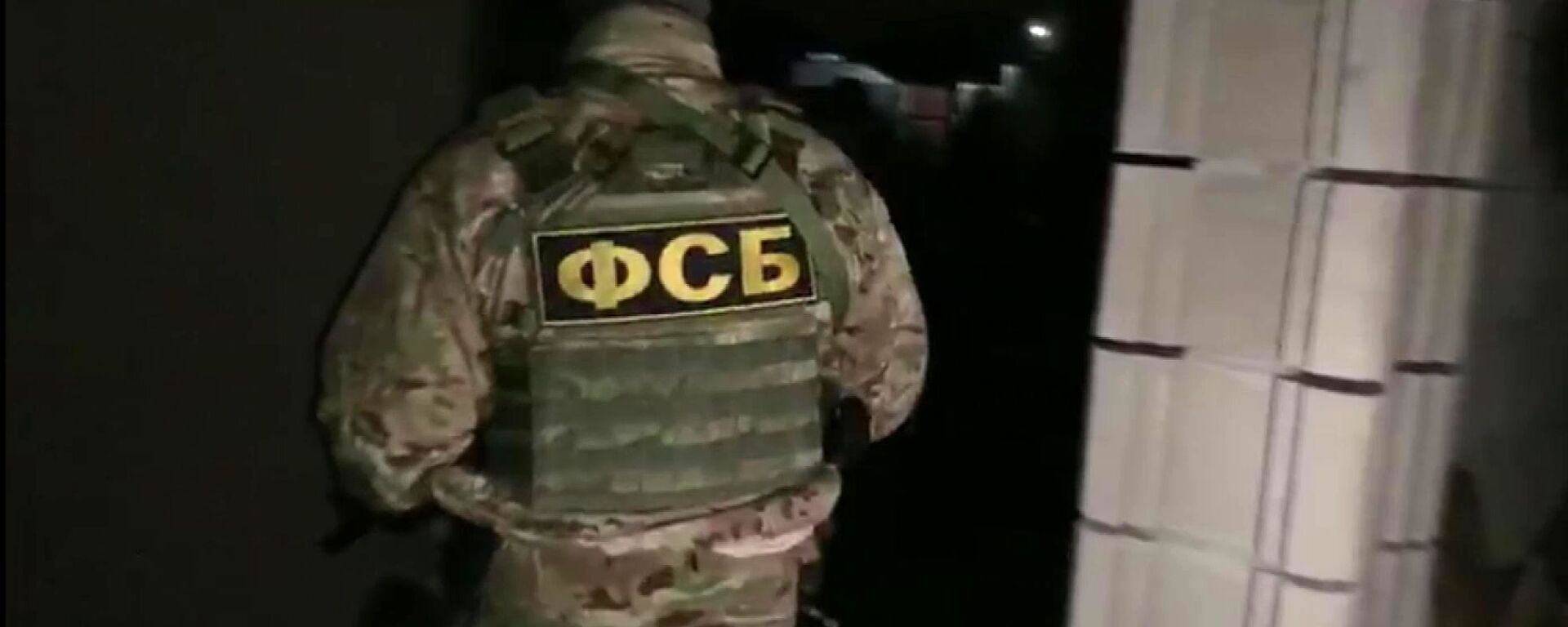 Một nhân viên của FSB Liên bang Nga trong  chiến dịch đặc biệt nhằm bắt  giữ các thành viên của một tổ chức khủng bố. - Sputnik Việt Nam, 1920, 04.01.2023