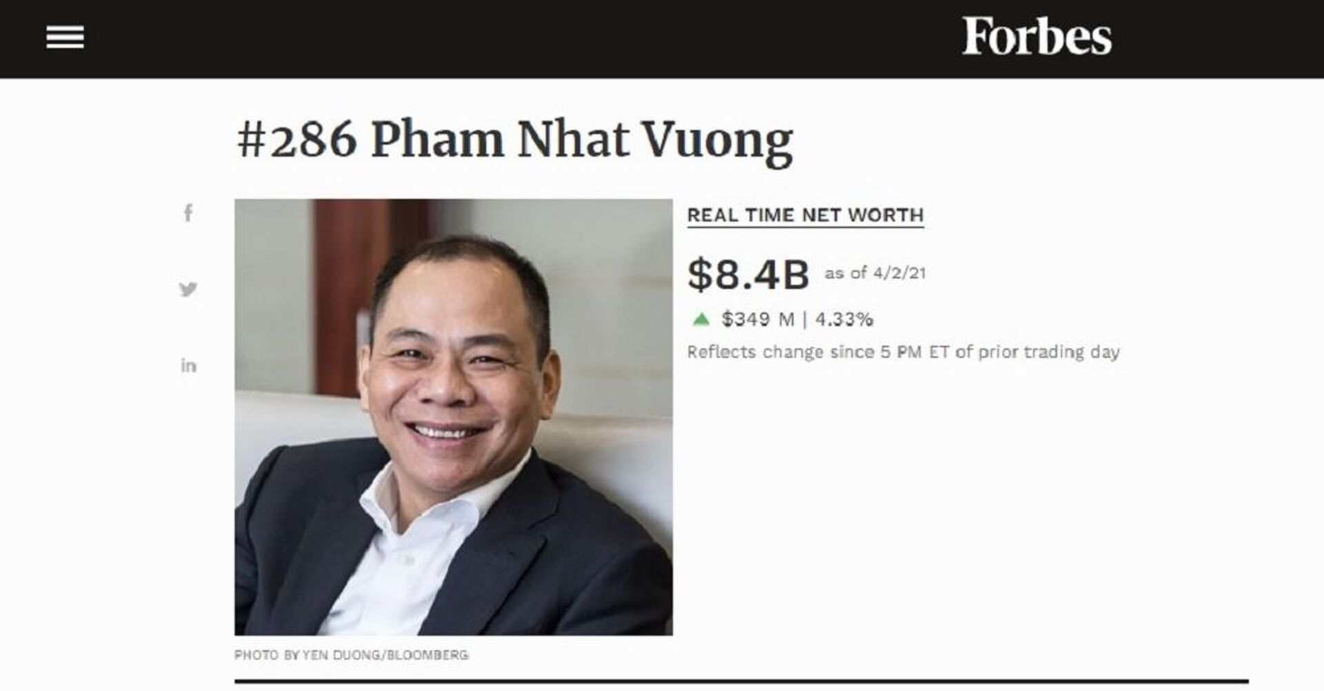 Ai giàu nhất sàn chứng khoán Việt Nam khi khối tài sản của các tỷ phú USD tăng mạnh? - Sputnik Việt Nam, 1920, 03.04.2021