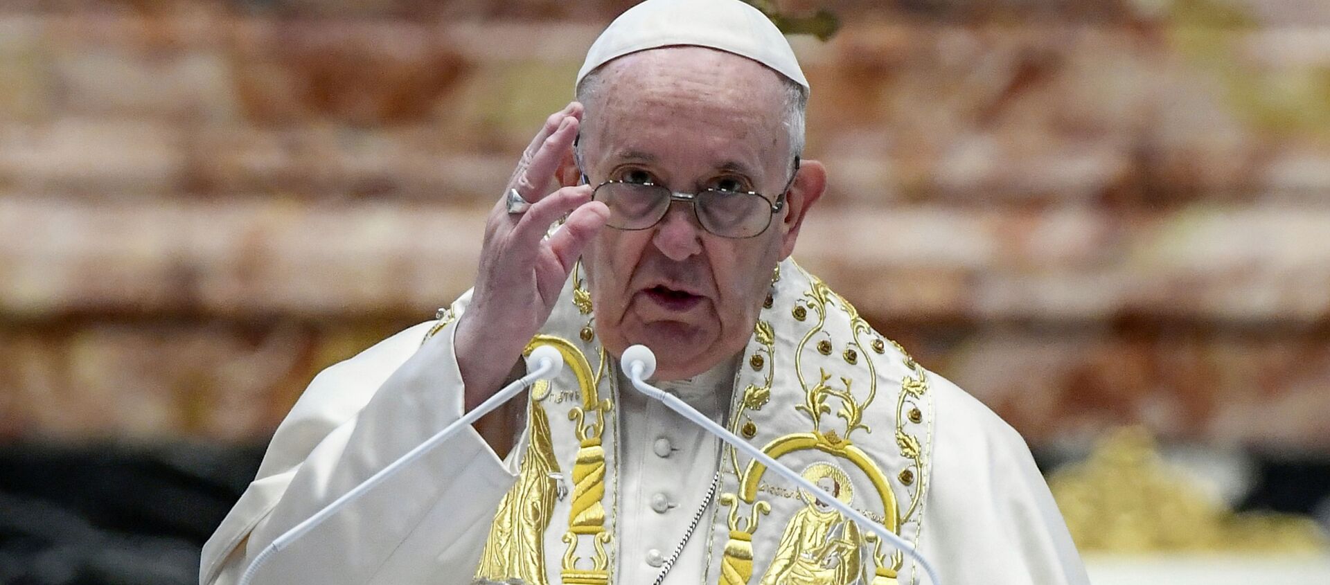 Đức Giáo hoàng Francis cử hành Thánh lễ Phục sinh tại Vatican. - Sputnik Việt Nam, 1920, 23.08.2021