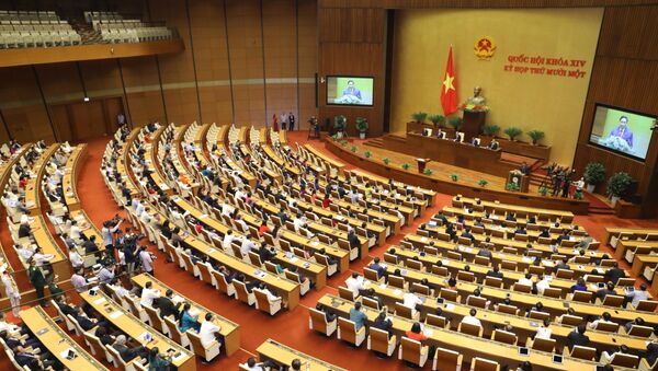 Quốc hội nghe Thủ tướng Chính phủ Phạm Minh Chính phát biểu nhậm chức. - Sputnik Việt Nam