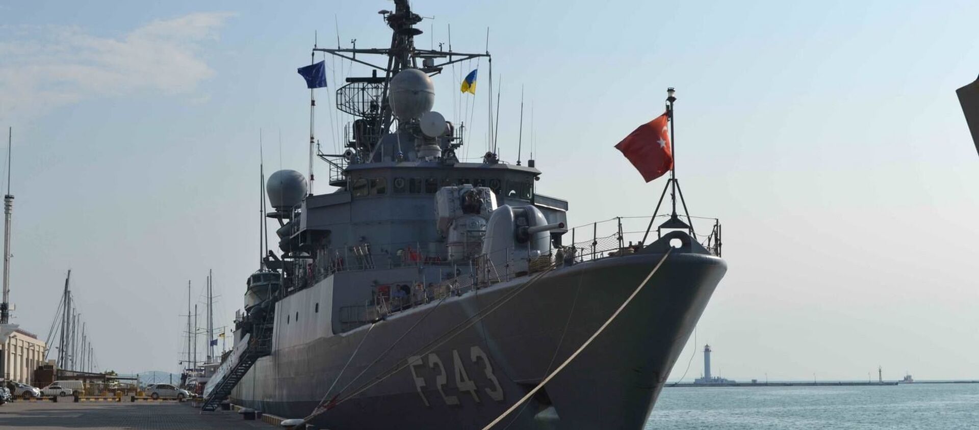 Tàu của nhóm hải quân NATO thường trực tại cảng Odessa. - Sputnik Việt Nam, 1920, 08.04.2021