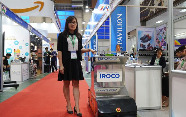 Bà Nguyễn Thị Hiền, phụ trách kinh doanh SIS (Giải pháp Logistics thông minh), Công ty TNHH IDMEA - Sputnik Việt Nam