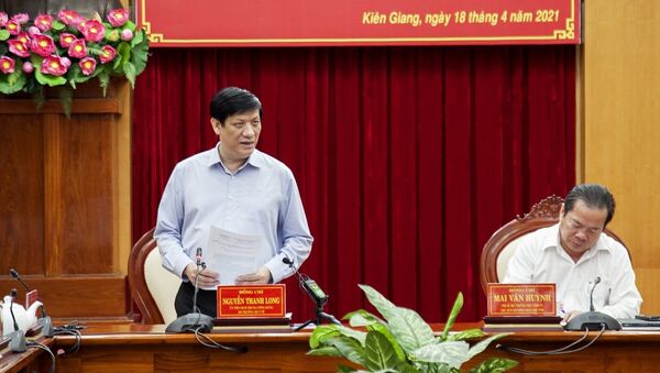 Bộ trưởng Y tế làm việc với lãnh đạo tỉnh Kiên Giang về công tác phòng, chống dịch COVID-19 - Sputnik Việt Nam