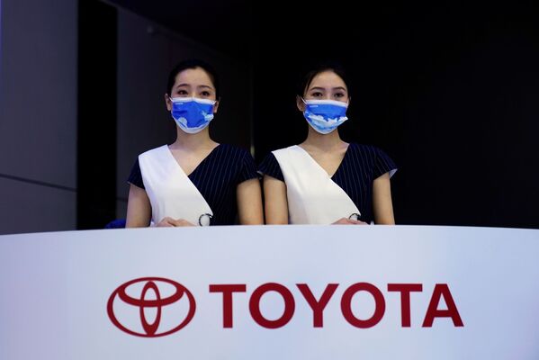 Gian hàng Toyota tại Triển lãm Ô tô Quốc tế Thượng Hải - Sputnik Việt Nam