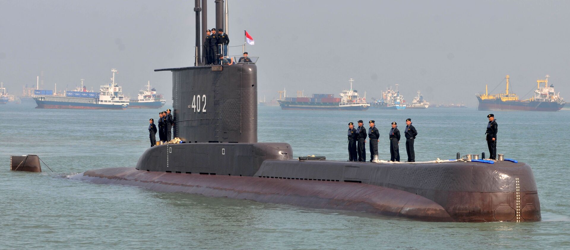 Tàu ngầm KRI Nanggala 402 của Indonesia. - Sputnik Việt Nam, 1920, 22.04.2021