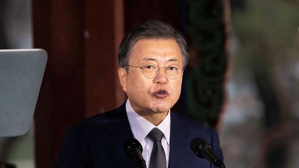 Tổng thống Hàn Quốc Moon Jae-in. - Sputnik Việt Nam