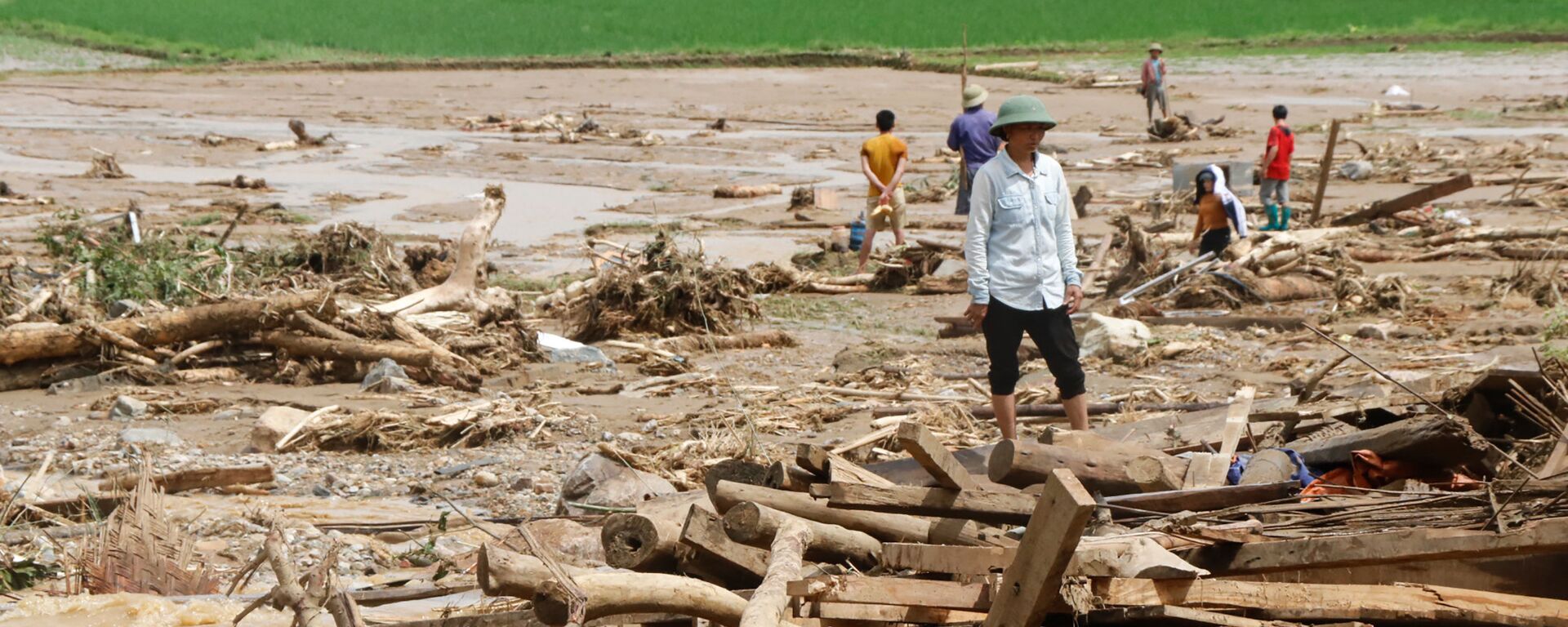 Lũ lụt tại tỉnh Yên Bái, Việt Nam - Sputnik Việt Nam, 1920, 24.04.2021