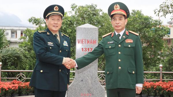 Giao lưu hữu nghị quốc phòng biên giới Việt Nam - Trung Quốc lần thứ 6 (chiều 24/4) - Sputnik Việt Nam