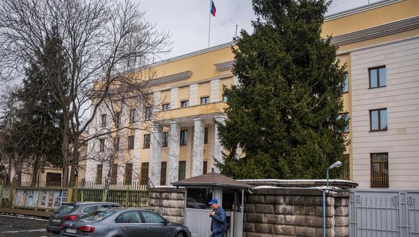 Đại sứ quán Nga tại Bucharest, Romania. - Sputnik Việt Nam