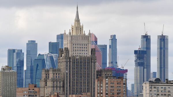 Tòa nhà của Bộ Ngoại giao Liên bang Nga và MIBC Moscow-City - Sputnik Việt Nam