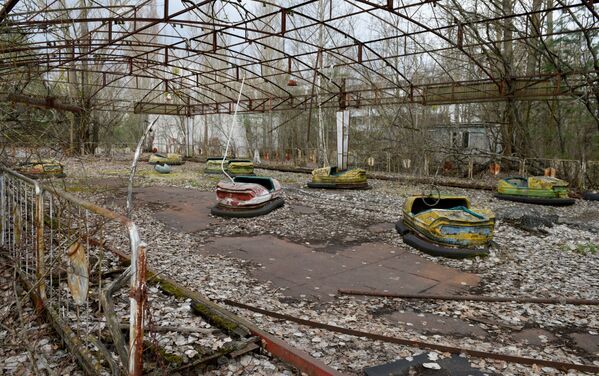 Quách trong khu vực loại trừ của nhà máy điện hạt nhân Chernobyl - Sputnik Việt Nam