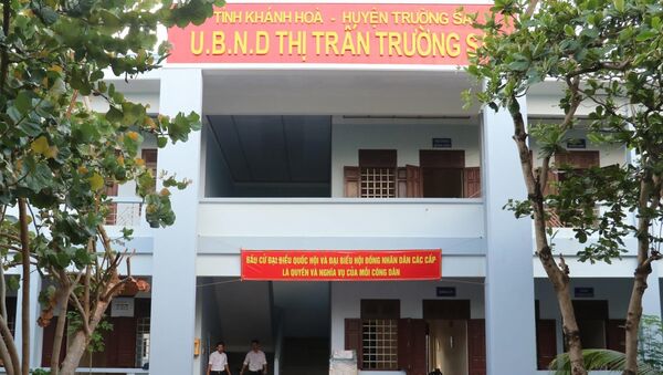  Công tác chuẩn bị công tác bầu cử tại UBND thị trấn Trường Sa. - Sputnik Việt Nam