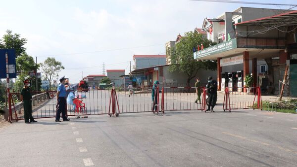 Bắc Ninh thành lập 4 chốt kiểm soát dịch COVID-19 ra vào huyện Thuận Thành - Sputnik Việt Nam