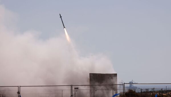 Tên lửa trong hệ thống phòng thủ chống tên lửa Vòm Sắt của Israel. - Sputnik Việt Nam