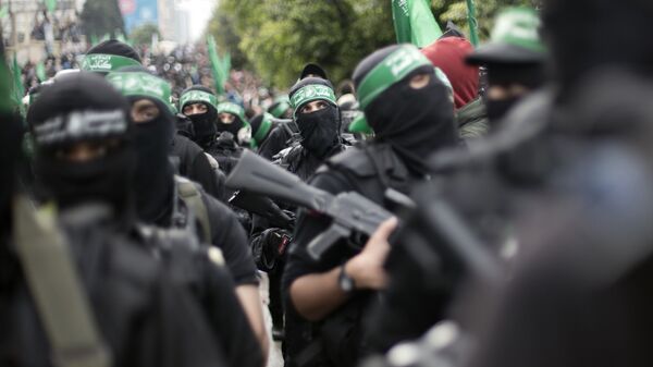 Các thành viên của nhóm người Palestine Hamas - Sputnik Việt Nam