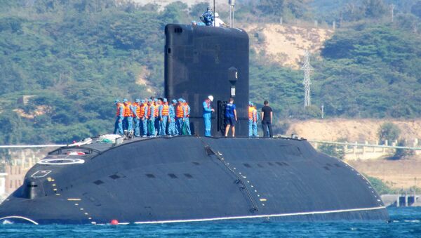 Tàu ngầm lớp Kilo 636 VSD của Hải quân Việt Nam HQ-182 Hà Nội - Sputnik Việt Nam