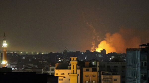 Lực lượng Phòng vệ Israel tấn công Dải Gaza  - Sputnik Việt Nam