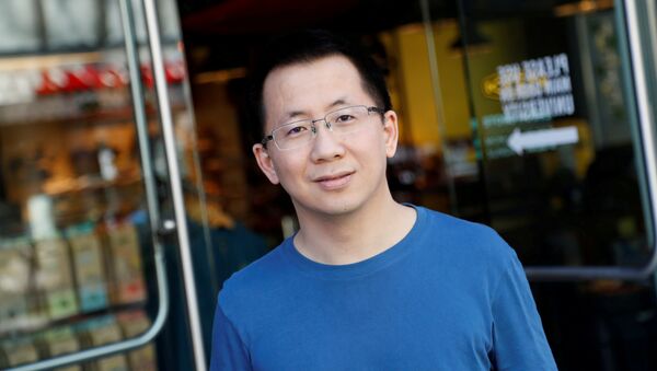 Nhà sáng lập kiêm Giám đốc điều hành của ByteDance, một công ty Trung Quốc sở hữu ứng dụng TikTok, Zhang Yiming - Sputnik Việt Nam