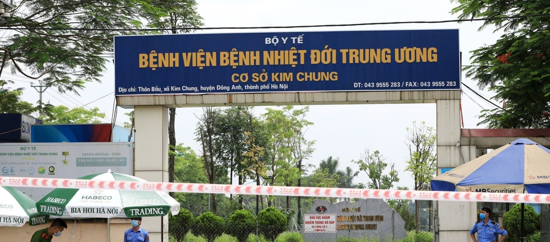 Cách ly y tế Bệnh viện Bệnh nhiệt đới Trung ương cơ sở 2 - Sputnik Việt Nam, 1920, 28.05.2021