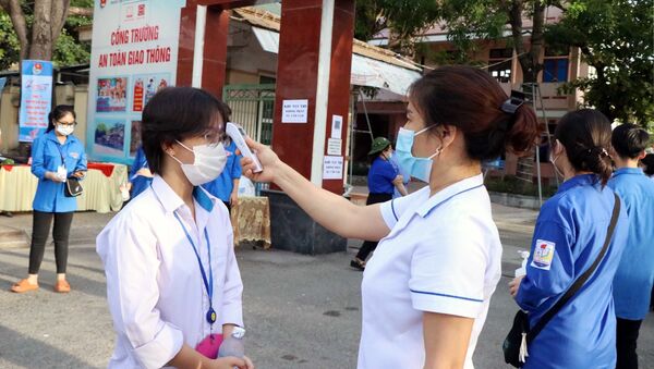 Hà Tĩnh: Kỳ thi lên lớp 10 đảm bảo an toàn trước dịch, bệnh COVID-19 - Sputnik Việt Nam
