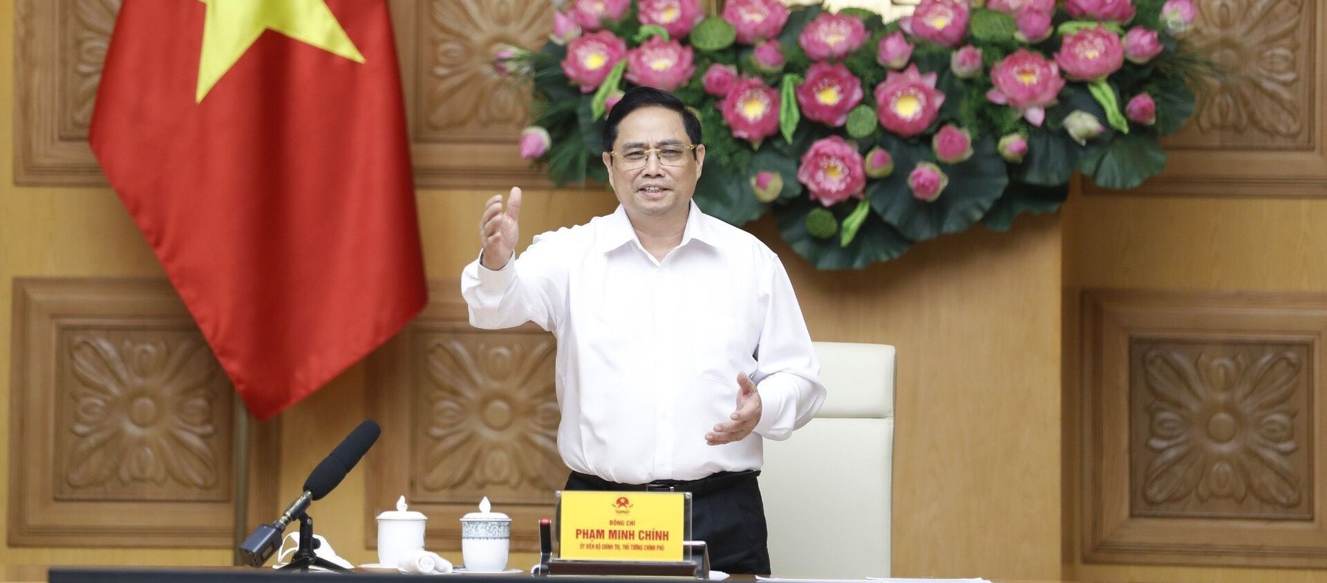 Thủ tướng Phạm Minh Chính làm việc với các đơn vị nghiên cứu, sản xuất vaccine phòng COVID-19 trong nước - Sputnik Việt Nam, 1920, 07.06.2021