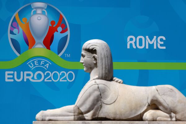 Logo UEFA EURO 2020 tại Rome - Sputnik Việt Nam