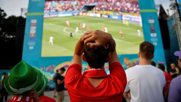 Người hâm mộ ở Budapest xem trận Euro 2020 giữa các đội Hungary-Bồ Đào Nha  - Sputnik Việt Nam