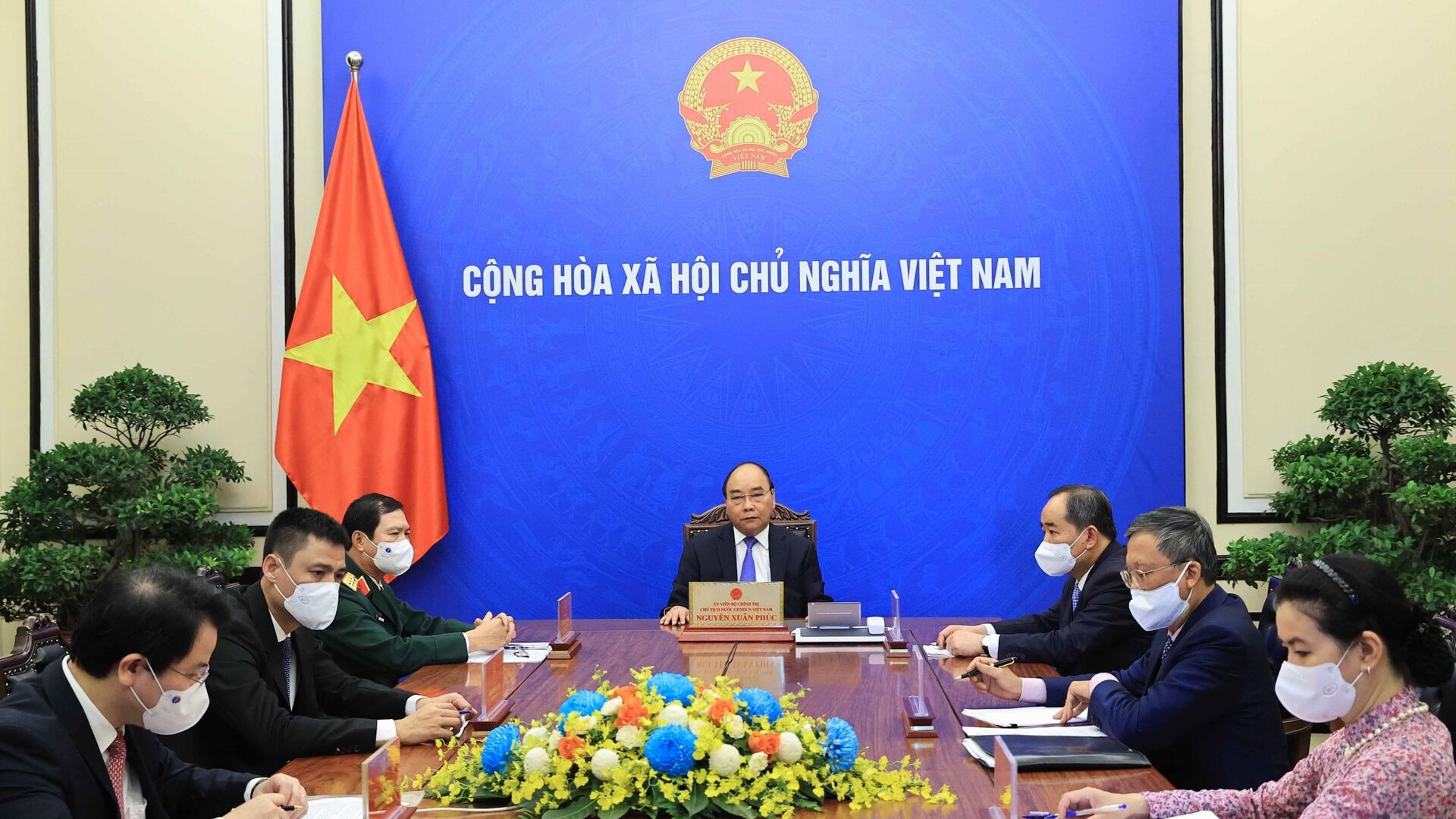 Chủ tịch nước Nguyễn Xuân Phúc điện đàm với Tổng Thư ký Liên hợp Quốc Antonio Guterres - Sputnik Việt Nam, 1920, 19.06.2021