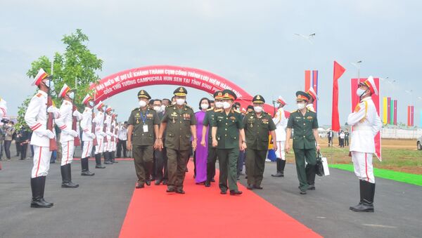 Các đại biểu dự Lễ khánh thành cụm công trình. - Sputnik Việt Nam