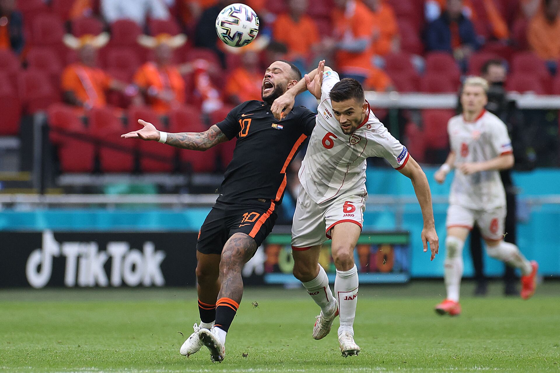ЕURО 2020: Đội tuyển Bắc Macedonia thua đội tuyển Hà Lan với tỷ số 0:3 - Sputnik Việt Nam, 1920, 22.06.2021